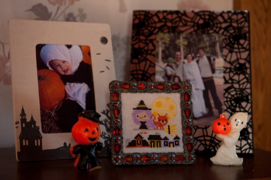 halloween cross stitch decoration